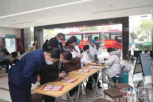 赣州市第五人民医院开展无偿献血活动 图